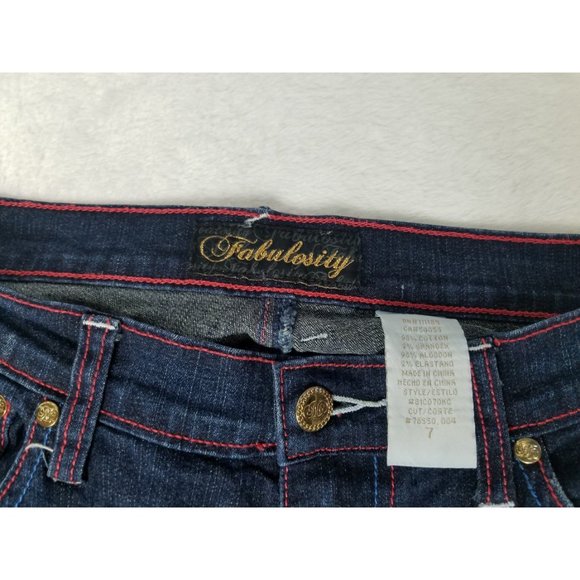 Fabulosity - Capri Denim Pants - Womens Size 7 - Picture 5 of 8